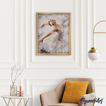 Cargar imagen en el visor de la galería, Pintar Por Números - Bailarina Blanca - Figuredart - Baile
