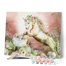 Cargar imagen en el visor de la galería, Pintar Por Números - Flores Del Unicornio - Figuredart - Flores