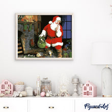 Cargar imagen en el visor de la galería, Pintar Por Números - Regalo De Santa Claus - Figuredart - Navidad