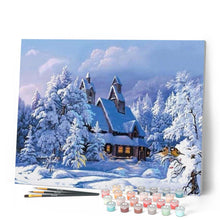 Cargar imagen en el visor de la galería, Pintar Por Números - Nuevo Paisaje Blanco Como La Nieve - Figuredart - Paisajes