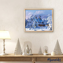 Cargar imagen en el visor de la galería, Pintar Por Números - Nuevo Paisaje Blanco Como La Nieve - Figuredart - Paisajes