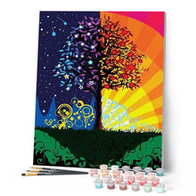 Cargar imagen en el visor de la galería, Pintar Por Números - Árbol Del Día Y La Noche - Figuredart - Árboles