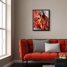 Cargar imagen en el visor de la galería, Pintar Por Números - Mujer Del Estilo - Figuredart - Desnudos Romanticismo