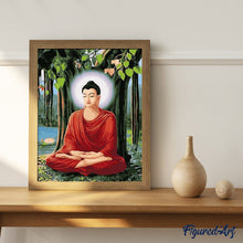 Cargar imagen en el visor de la galería, Pintar Por Números - Buda Meditando - Figuredart - Religión