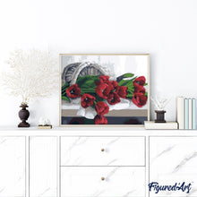 Cargar imagen en el visor de la galería, Pintar Por Números - Canasta De Rosas - Figuredart - Flores