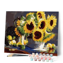 Cargar imagen en el visor de la galería, Pintar Por Números - Fruta De Girasoles - Figuredart - Flores
