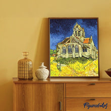 Cargar imagen en el visor de la galería, Pintar Por Números - Iglesia Orville - Figuredart - Ciudades