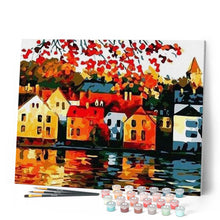 Cargar imagen en el visor de la galería, Pintar Por Números - Ciudad Tranquila - Figuredart - Ciudades