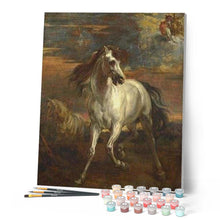 Cargar imagen en el visor de la galería, Pintar Por Números - Caballo Antiguo - Figuredart - Animales Caballos