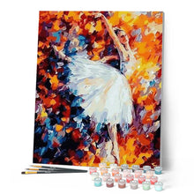 Cargar imagen en el visor de la galería, Pintar Por Números - Ballet Bajo La Luz De La Luna - Figuredart - Baile
