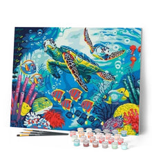 Cargar imagen en el visor de la galería, Pintar Por Números - Los Animales Bajo El Agua - Figuredart - Animales