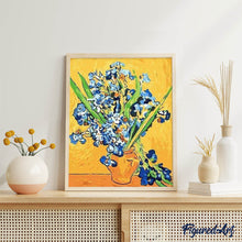 Cargar imagen en el visor de la galería, Pintar Por Números - Van Gogh Iris - Figuredart - Flores Reproducción De Obras De Arte Van Gogh
