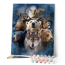 Cargar imagen en el visor de la galería, Pintar Por Números - Cabezas De Animales - Figuredart - Animales