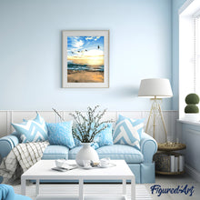 Cargar imagen en el visor de la galería, Pintar Por Números - Playa La Jolla - Figuredart - Paisajes