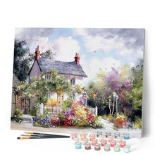 Cargar imagen en el visor de la galería, Pintar Por Números - Casa Coloreada - Figuredart - Paisajes