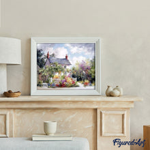 Cargar imagen en el visor de la galería, Pintar Por Números - Casa Coloreada - Figuredart - Paisajes