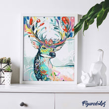 Cargar imagen en el visor de la galería, Pintar Por Números - Ciervos Coloridos 2 - Figuredart - Animales