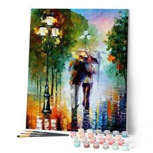 Cargar imagen en el visor de la galería, Pintar Por Números - Lluvia Romántica - Figuredart - Paisajes Romanticismo