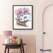 Cargar imagen en el visor de la galería, Pintar Por Números - Gatito 1 - Figuredart - Animales Flores