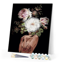 Cargar imagen en el visor de la galería, Mujer y rostro de flores