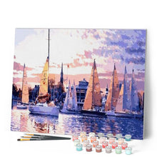 Cargar imagen en el visor de la galería, Pintar Por Números - A Través Del Agua - Figuredart - Barcos