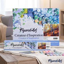 Cargar imagen en el visor de la galería, Pintar Por Números - Bosque Primaveral - Figuredart - Paisajes