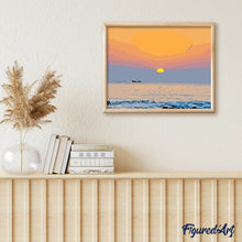 Cargar imagen en el visor de la galería, Pintar Por Números - Día Marítimo - Figuredart - Paisajes