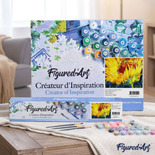 Cargar imagen en el visor de la galería, Pintar Por Números - Girasol Amarillo - Figuredart - Flores