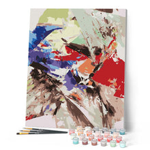 Cargar imagen en el visor de la galería, Pintar Por Números - Bloques De Colores Abstractos - Figuredart - Pintura Abstracta