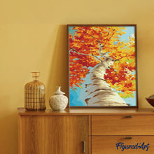 Cargar imagen en el visor de la galería, Pintar Por Números - Álamo En Otoño - Figuredart - Paisajes