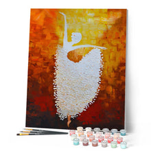 Cargar imagen en el visor de la galería, Pintar Por Números - Ballet Banner Vertical - Figuredart - Baile