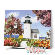 Cargar imagen en el visor de la galería, Pintar Por Números - Faro - Figuredart - Paisajes