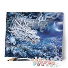 Cargar imagen en el visor de la galería, Pintar Por Números - Dragón De Hielo - Figuredart - Dragones