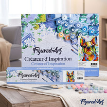 Cargar imagen en el visor de la galería, Pintar Por Números - Perro Pop Art - Figuredart - Animales Perros Pop Art