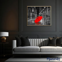 Cargar imagen en el visor de la galería, Pintar Por Números - Paraguas Rojo - Figuredart - Ciudades