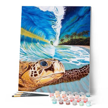 Cargar imagen en el visor de la galería, Pintar Por Números - Ola En La Playa - Figuredart - Paisajes