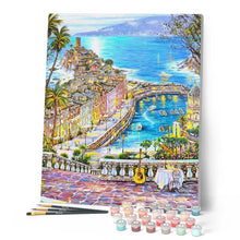 Cargar imagen en el visor de la galería, Pintar Por Números - Balneario De Oro - Figuredart - Ciudades