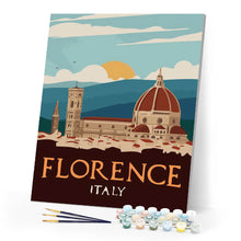 Cargar imagen en el visor de la galería, Póster de viaje Florencia, Italia