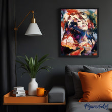 Cargar imagen en el visor de la galería, Pintar Por Números - Acuarela Mujer - Figuredart - Romanticismo