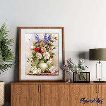 Cargar imagen en el visor de la galería, Pintar Por Números - Cuenco De Flores - Figuredart - Flores
