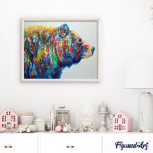Cargar imagen en el visor de la galería, Pintar Por Números - Abstracto - Figuredart - Animales Osos Pop Art