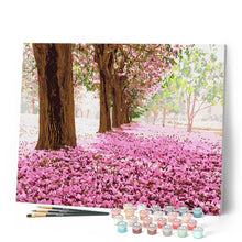 Cargar imagen en el visor de la galería, Pintar Por Números - Cerezo Romántico - Figuredart - Paisajes