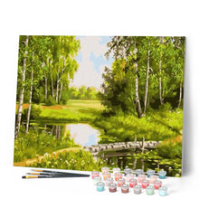 Cargar imagen en el visor de la galería, Pintar Por Números - Lago Verde - Figuredart - Paisajes