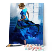 Cargar imagen en el visor de la galería, Pintar Por Números - Boda Azul Belleza - Figuredart - Baile