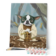 Cargar imagen en el visor de la galería, Pintar Por Números - Perro Yoda - Figuredart - Animales Películas Perros Star Wars