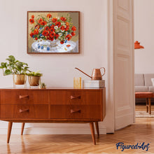Cargar imagen en el visor de la galería, Pintar Por Números - Flor Roja 1 - Figuredart - Flores