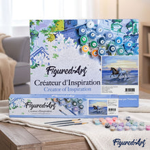 Cargar imagen en el visor de la galería, Pintar Por Números - Caballos En La Playa - Figuredart - Animales Caballos
