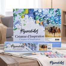 Cargar imagen en el visor de la galería, Pintar Por Números - Caballos Al Galope - Figuredart - Animales Caballos