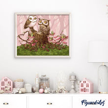 Cargar imagen en el visor de la galería, Pintar Por Números - Búho Mirón - Figuredart - Animales Búhos