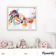 Cargar imagen en el visor de la galería, Pintar Por Números - Acuarela Caballo - Figuredart - Animales Caballos